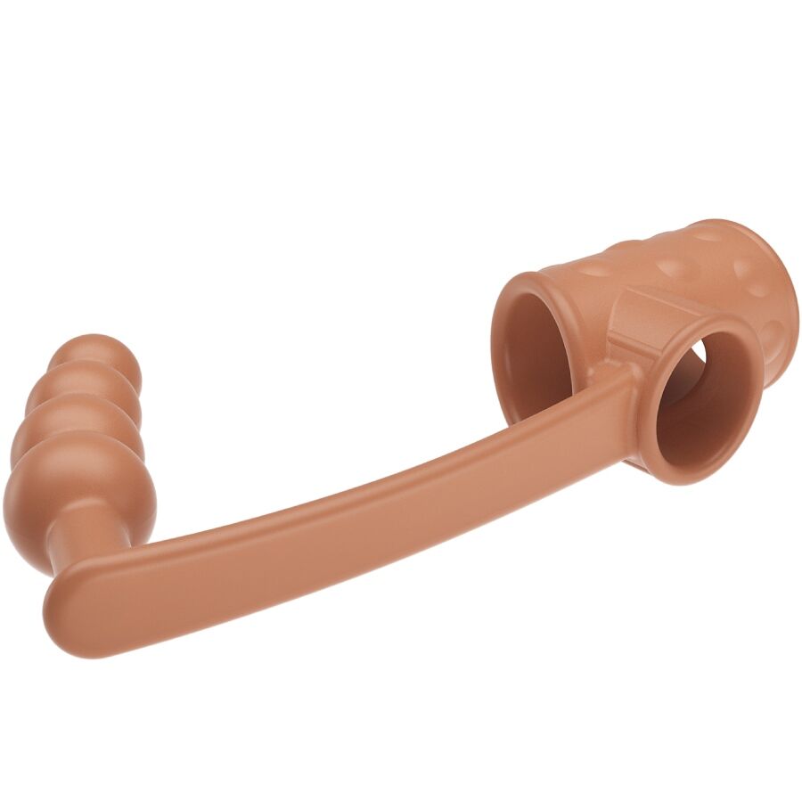 PRETTY LOVE - Penisring med Analplugg Hudfarge