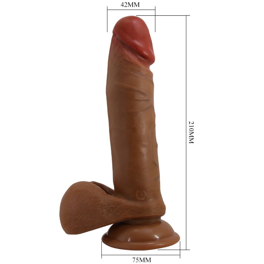 BAILE - Abel Realistisk dildovibrator 21 cm
