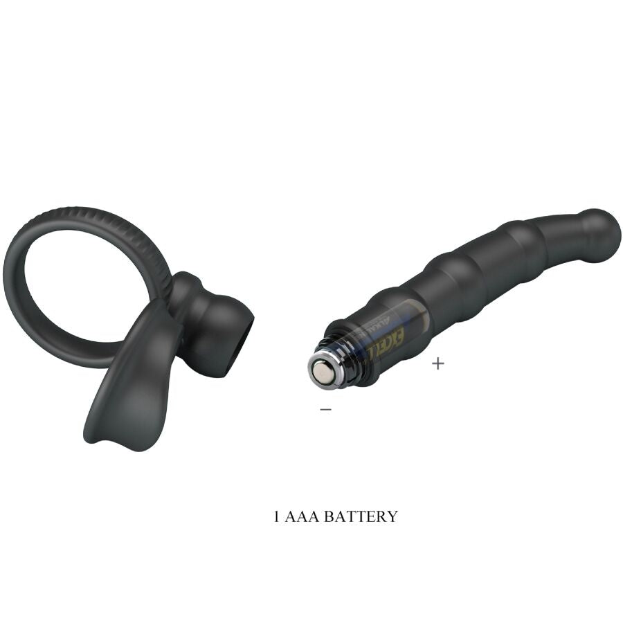 PRETTY LOVE - Tatum Vibrerende Penisring med Analplugg 10 Moduser