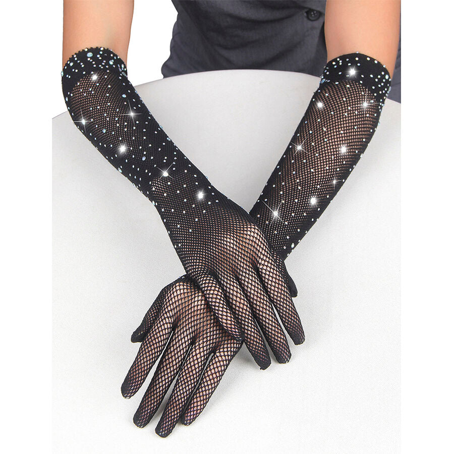 SUBBLIME - Transparente Glitterhansker