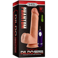 SHEQU - Phantom Vibrerende dildo med fjernkontroll 20 cm