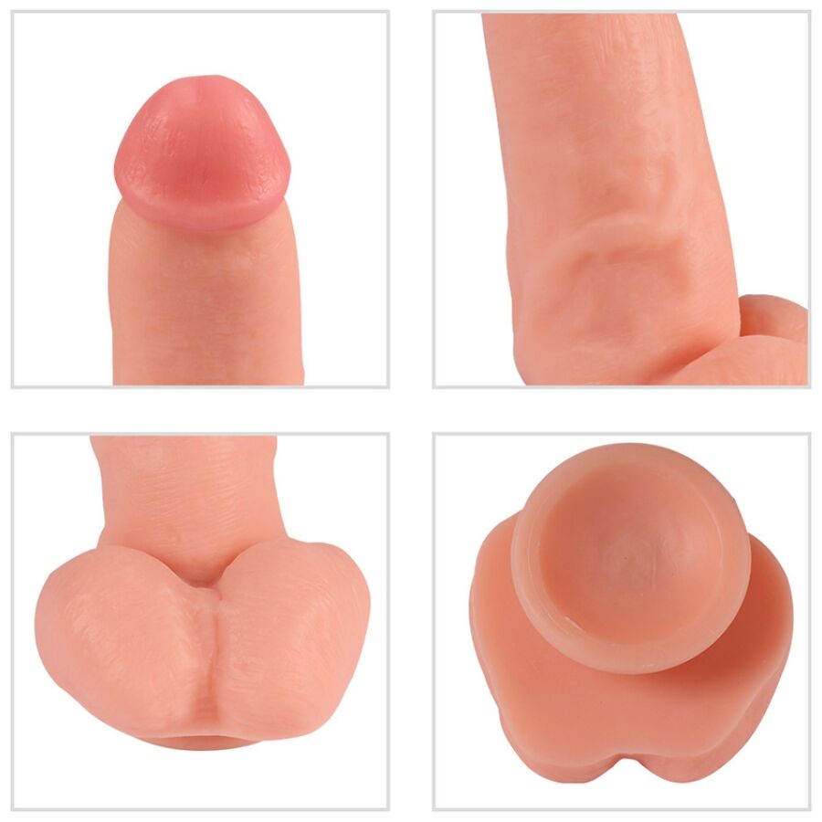 SHEQU - Red Eagle Vibrerende dildo med fjernkontroll 17 cm