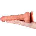 SHEQU - Hayden Vibrerende dildo med klitorisstimulator og fjernkontroll 16 cm