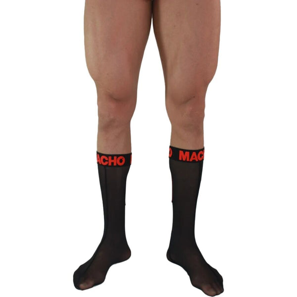 MACHO - Tynne sokker Sort/Rød
