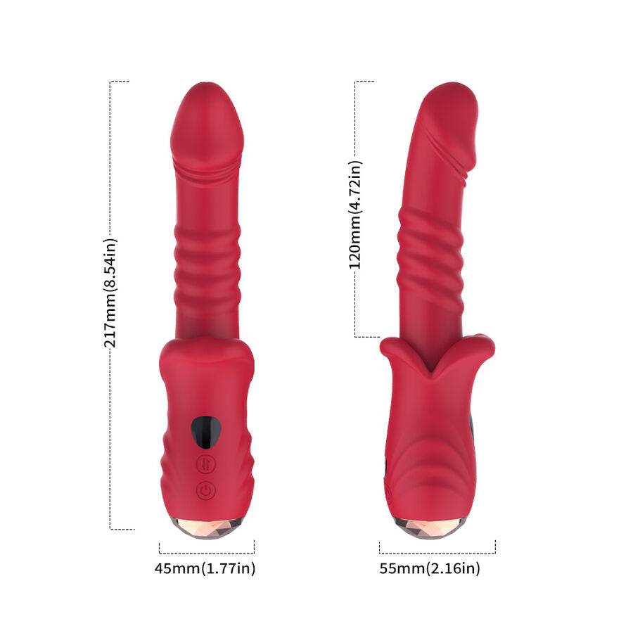 ARMONY - Point A Vibrerende dildo med støt