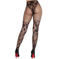 LEG AVENUE - Dahlia Blondestrømper med Nettingdetalj