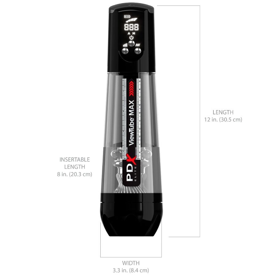 PDX ELITE - Viewtube Max View Automatisk Masturbator