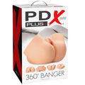 PDX PLUS - 360 Banger Realistisk vagina- & anus-masturbator