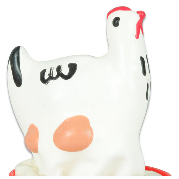 CONDOMERIE - Håndmalt novelty-kondom Kylling