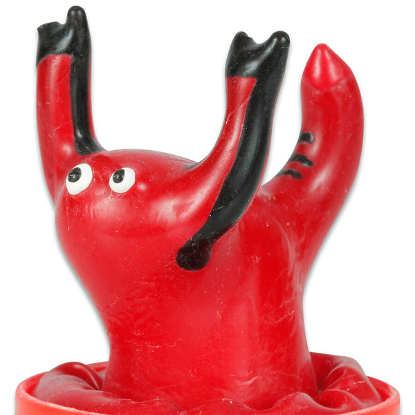 CONDOMERIE - Håndmalte novelty-kondomer Rød Skorpion