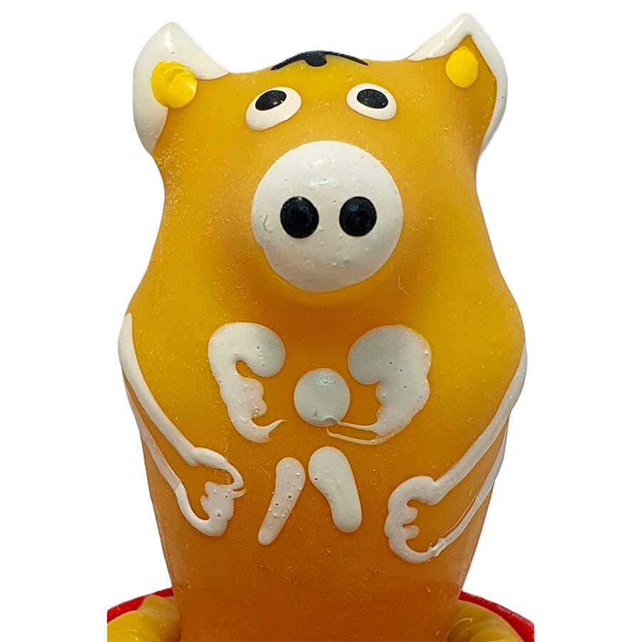 CONDOMERIE - Håndmalte novelty-kondomer Sittende gris