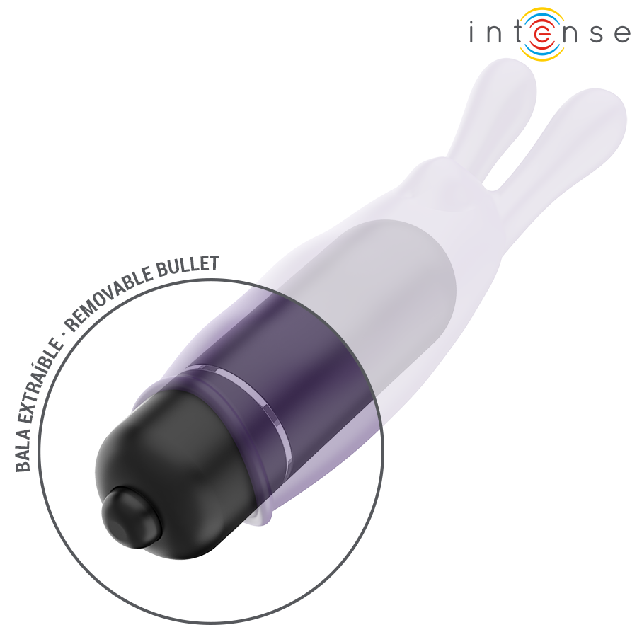 INTENSE - Mystic Vibrerende Bullet Kanin Lilla 8,7 x 2,4 cm