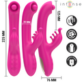 INTENSE - Christina Rabbitvibrator med rotasjon 22,5 cm