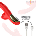 INTENSE - Jessica Multifunksjonsvibrator med klitorisstimulering 24,8 cm