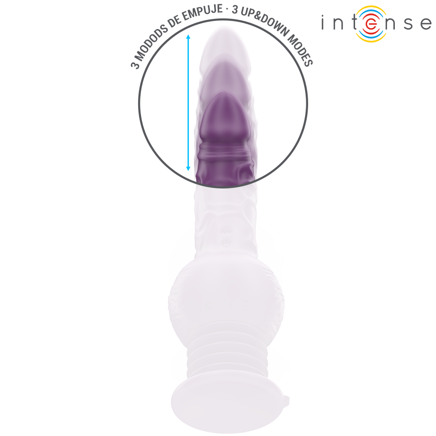 INTENSE - Tatum Rabbitvibrator med Up & Down-bevegelse 24 cm