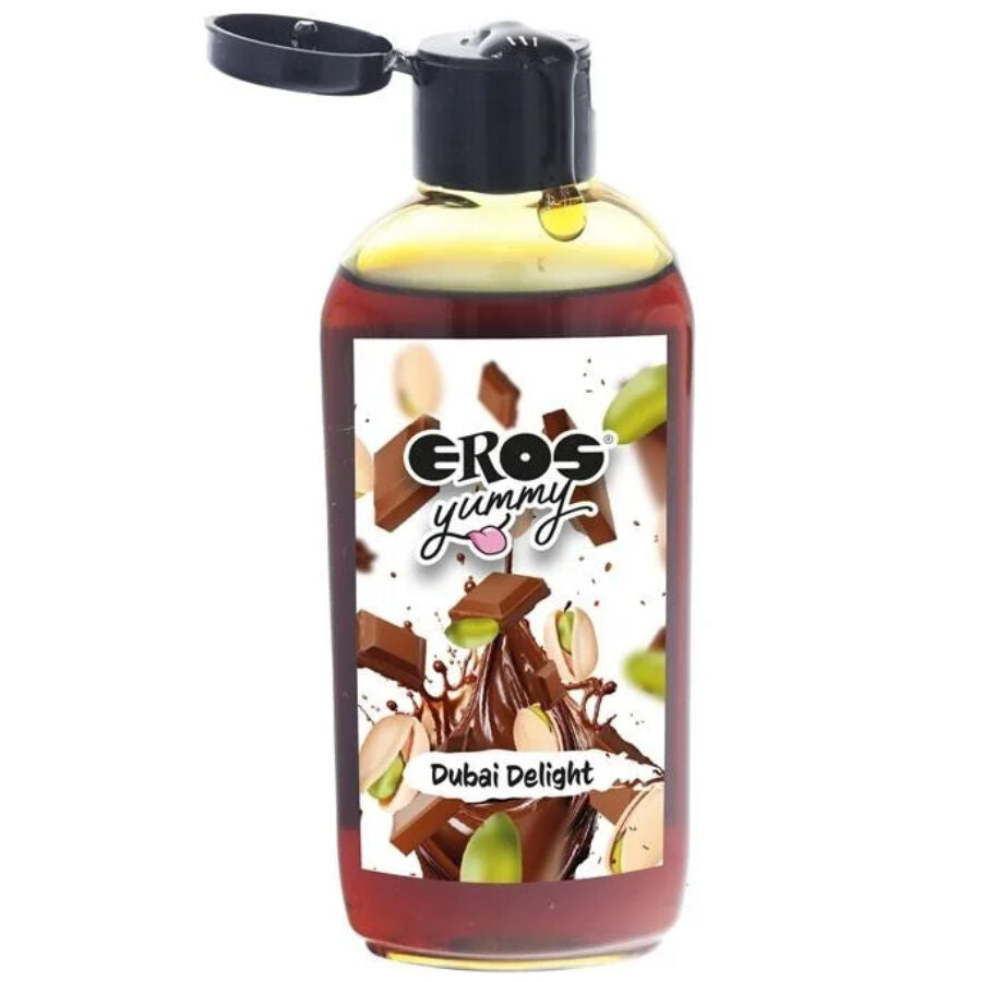 EROS - Yummy Dubai Delight Glidemiddel med smak Pistasj & Sjokolade 100 ml