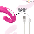 INTENSE - Janet U-formet dobbeltvibrator med fjernkontroll