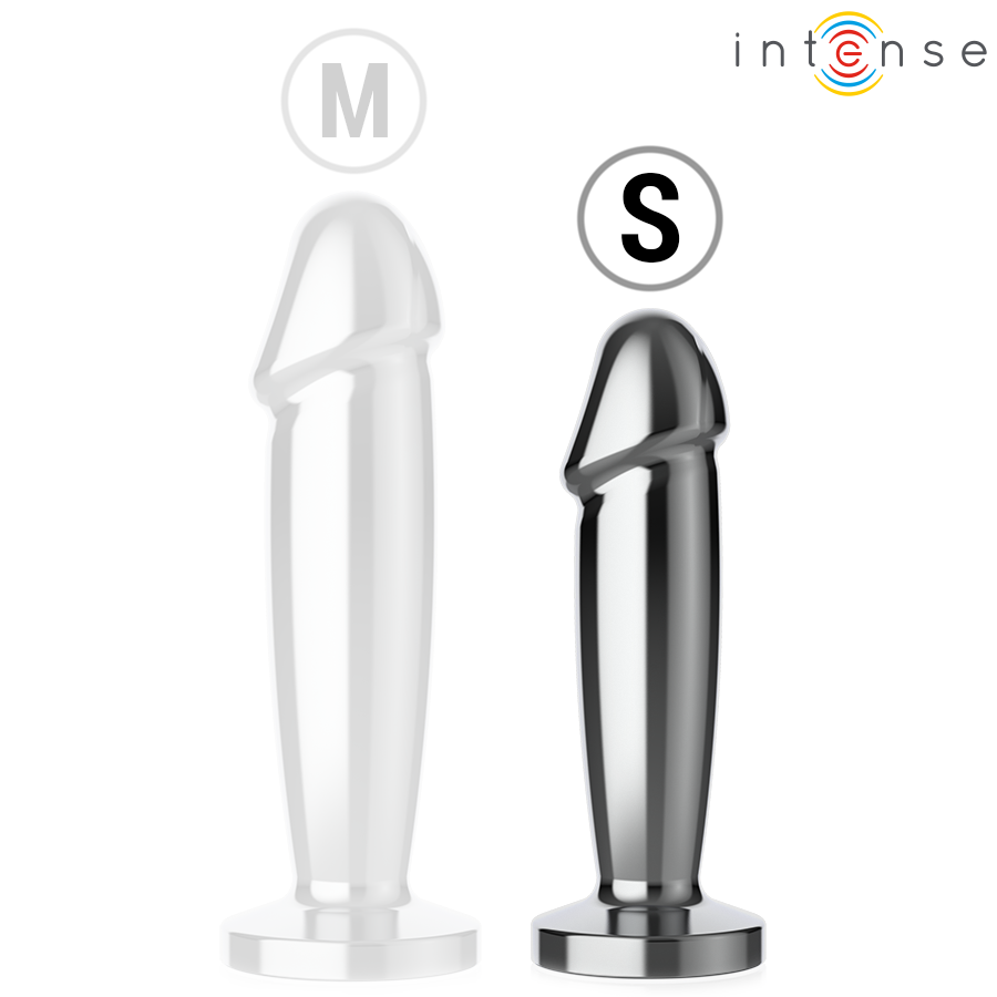 INTENSE - Vibrerende Analdildo i Metall med Fjernkontroll S