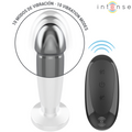 INTENSE - Vibrerende Analdildo i Metall med Fjernkontroll S