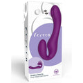 XOCOON - 2-i-1 strapless strap-on-vibrator med fjernkontroll