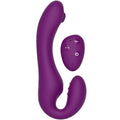 XOCOON - 2-i-1 strapless strap-on-vibrator med fjernkontroll