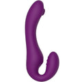 XOCOON - 2-i-1 strapless strap-on-vibrator med fjernkontroll