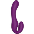 XOCOON - 2-i-1 strapless strap-on-vibrator med fjernkontroll