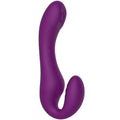 XOCOON - 2-i-1 strapless strap-on-vibrator med fjernkontroll
