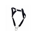 MOB - DNGEON Sort Harness med Rett Rygg