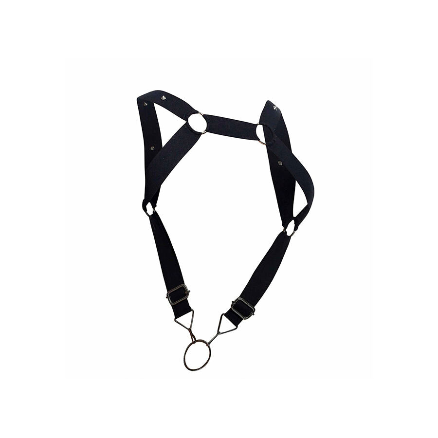 MOB - DNGEON Sort Harness med Rett Rygg