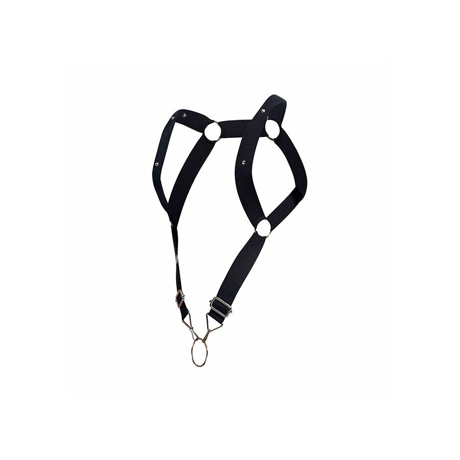 MOB - DNGEON Sort Harness med Rett Rygg