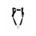 MOB - DNGEON Sort Harness med Rett Rygg