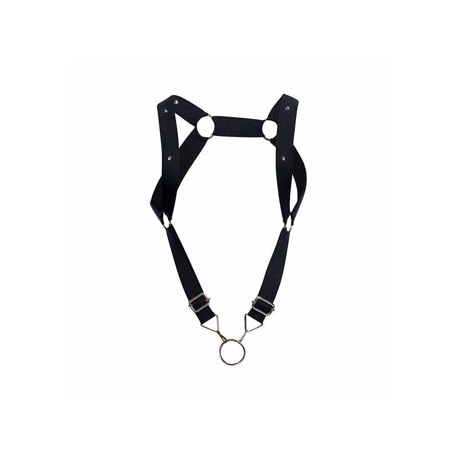 MOB - DNGEON Sort Harness med Rett Rygg
