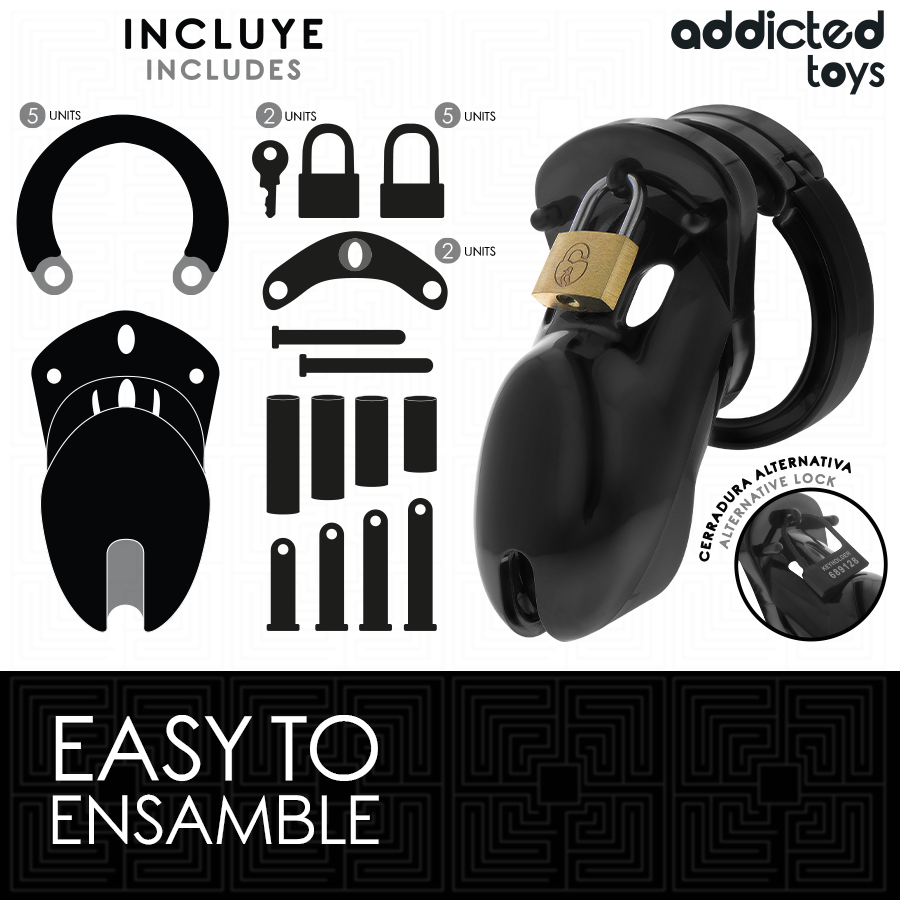 ADDICTED TOYS LOCKED - Forbidden Vault Penisbur 10 cm