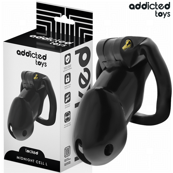 ADDICTED TOYS LOCKED - Midnight Cell Penisbur [str. L]