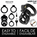 ADDICTED TOYS LOCKED - Gilden Cage Penisbur i Silikon 8,5 cm