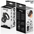 ADDICTED TOYS LOCKED - Gilden Cage Penisbur i Silikon 8,5 cm