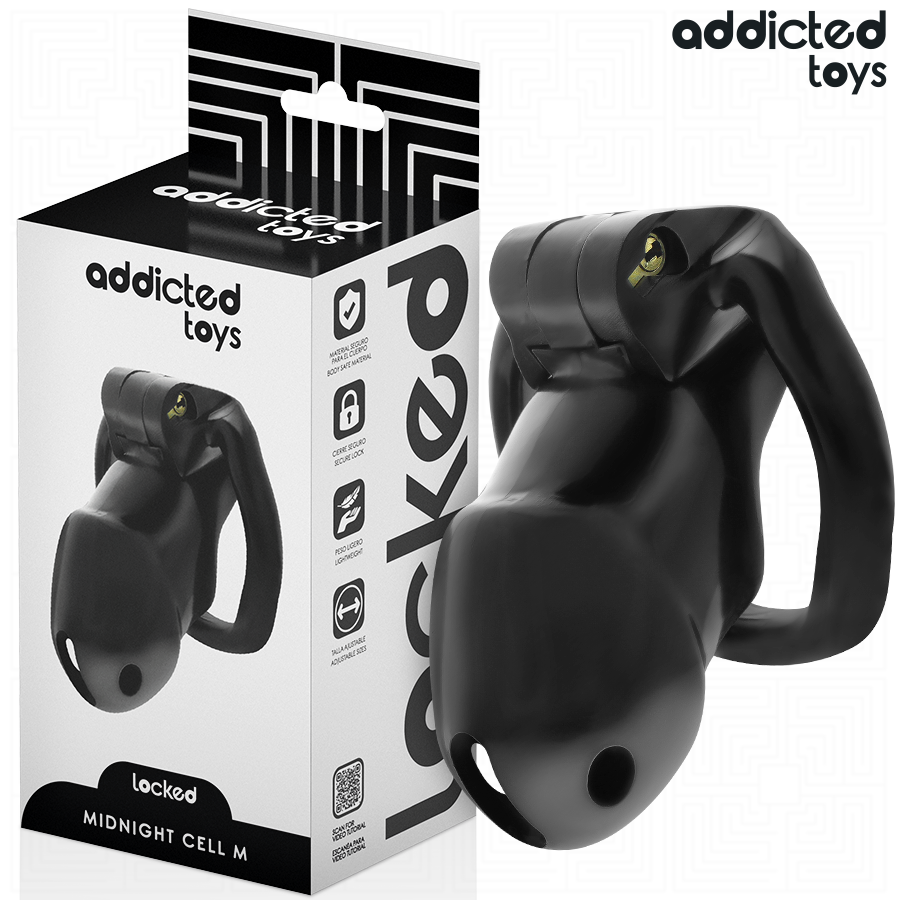 ADDICTED TOYS LOCKED - Midnight Cell Penisbur [str. M]