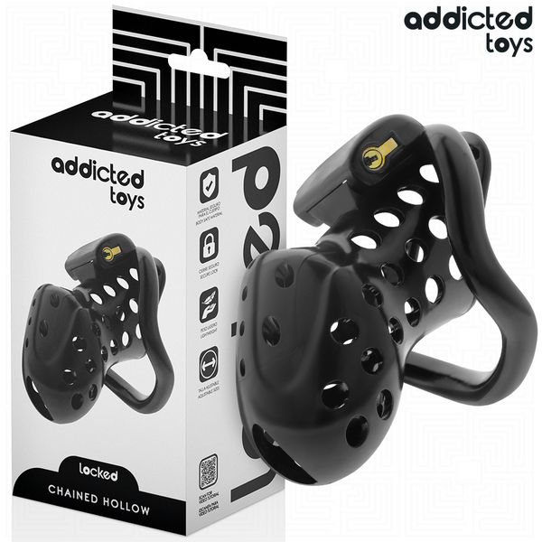 ADDICTED TOYS LOCKED - Chained Hollow Penisbur 10,5 cm