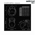 ADDICTED TOYS LOCKED - Chastity Depths Penisbur 7,5 cm