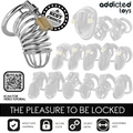 ADDICTED TOYS LOCKED - Iron Cell Penisbur i Metall [str. M]