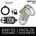 ADDICTED TOYS LOCKED - Iron Cell Penisbur i Metall 4 cm [str. S]