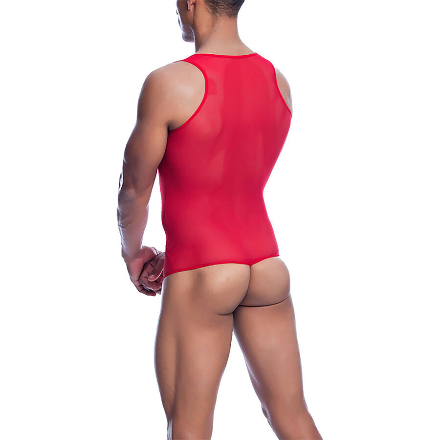 MOB - Transparent mesh-body til menn