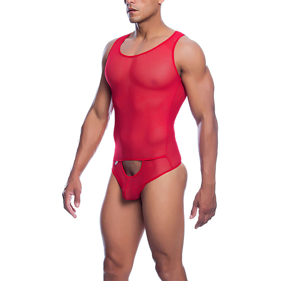 MOB - Transparent mesh-body til menn