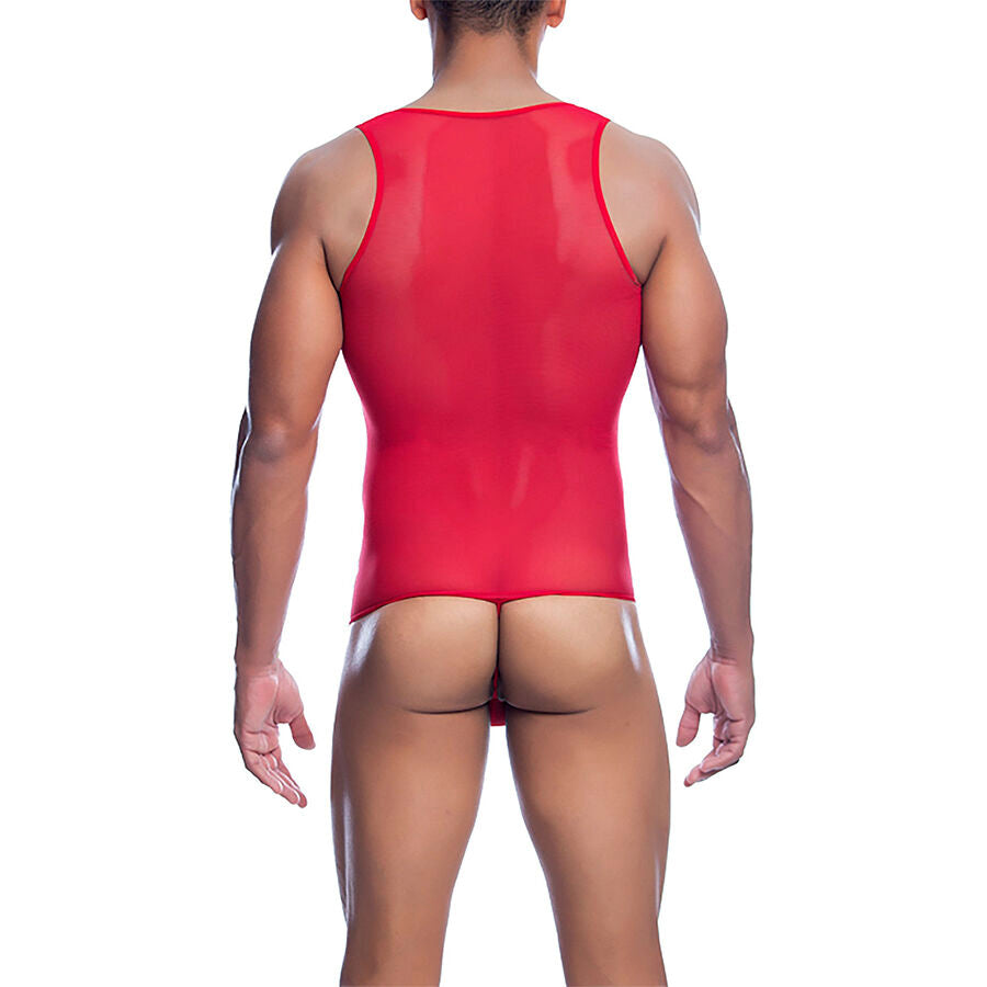 MOB - Transparent mesh-body til menn