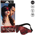 CALEXOTICS - Scandal Øyemaske med Røde Detaljer
