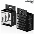 ADDICTED TOYS - Analpluggsett i Silikon 3 stk Modell 2