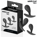 ADDICTED TOYS - Analpluggsett i Silikon 3 stk Modell 3