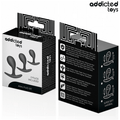 ADDICTED TOYS - Analpluggsett i Silikon 3 stk Modell 3