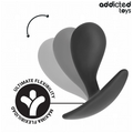 ADDICTED TOYS - Analpluggsett i Silikon 3 stk Modell 3